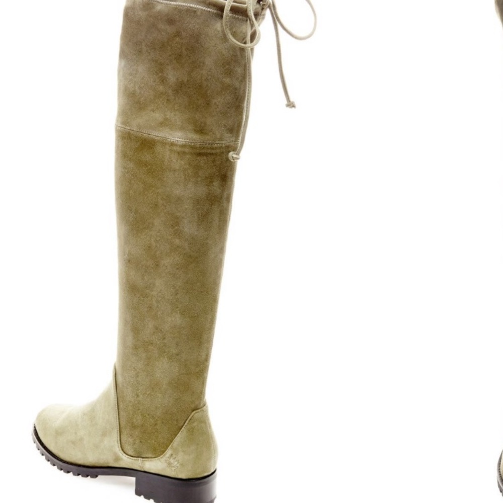 Blondo over the knee moss green suede boots 7.5 - Picture 2 of 7